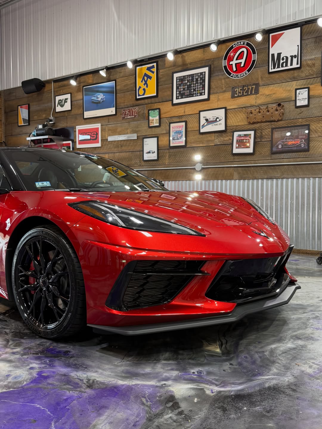 Paint protection film being installed by Attention To Detail